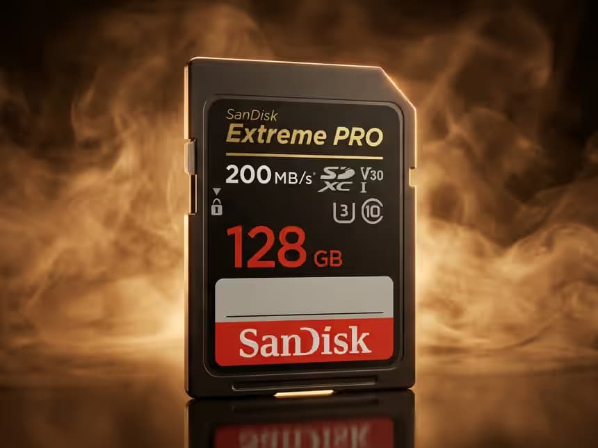 SanDisk 128GB Extreme PRO UHS-I SDXC 200 MB/s SD Card