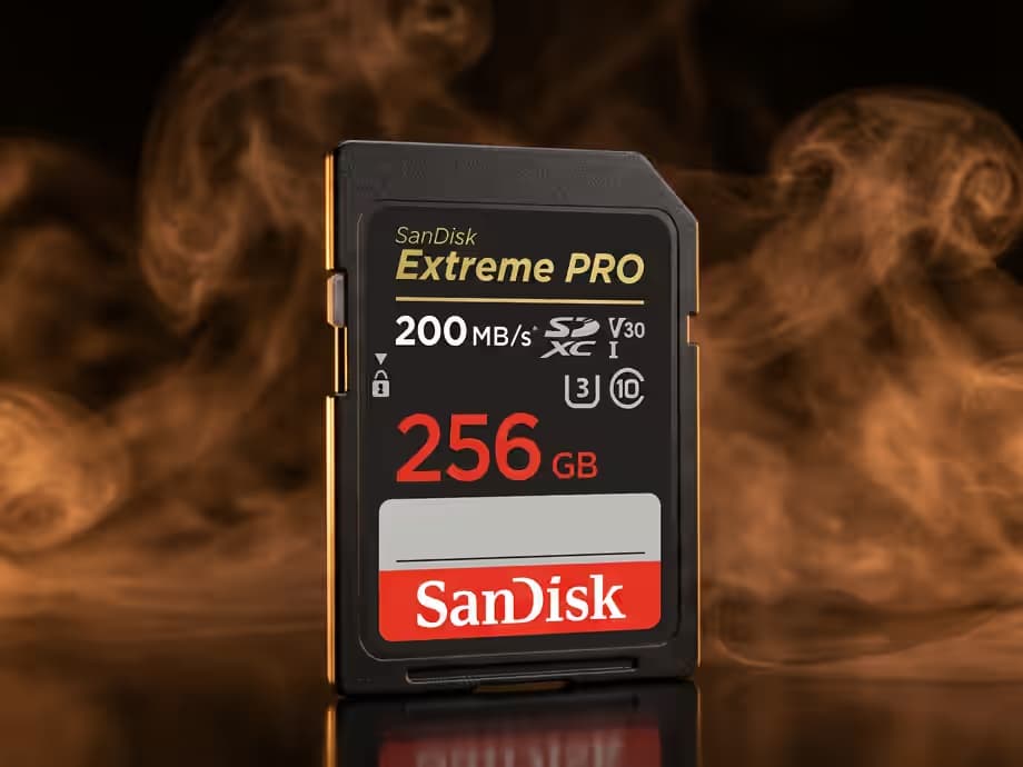 SanDisk 256GB Extreme PRO UHS-I SDXC 200 MB/s SD Card