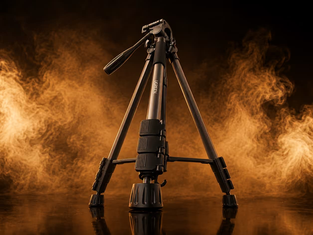 UGREEN Professional Tripod For Phone and Cameras (1.75m Maximum)