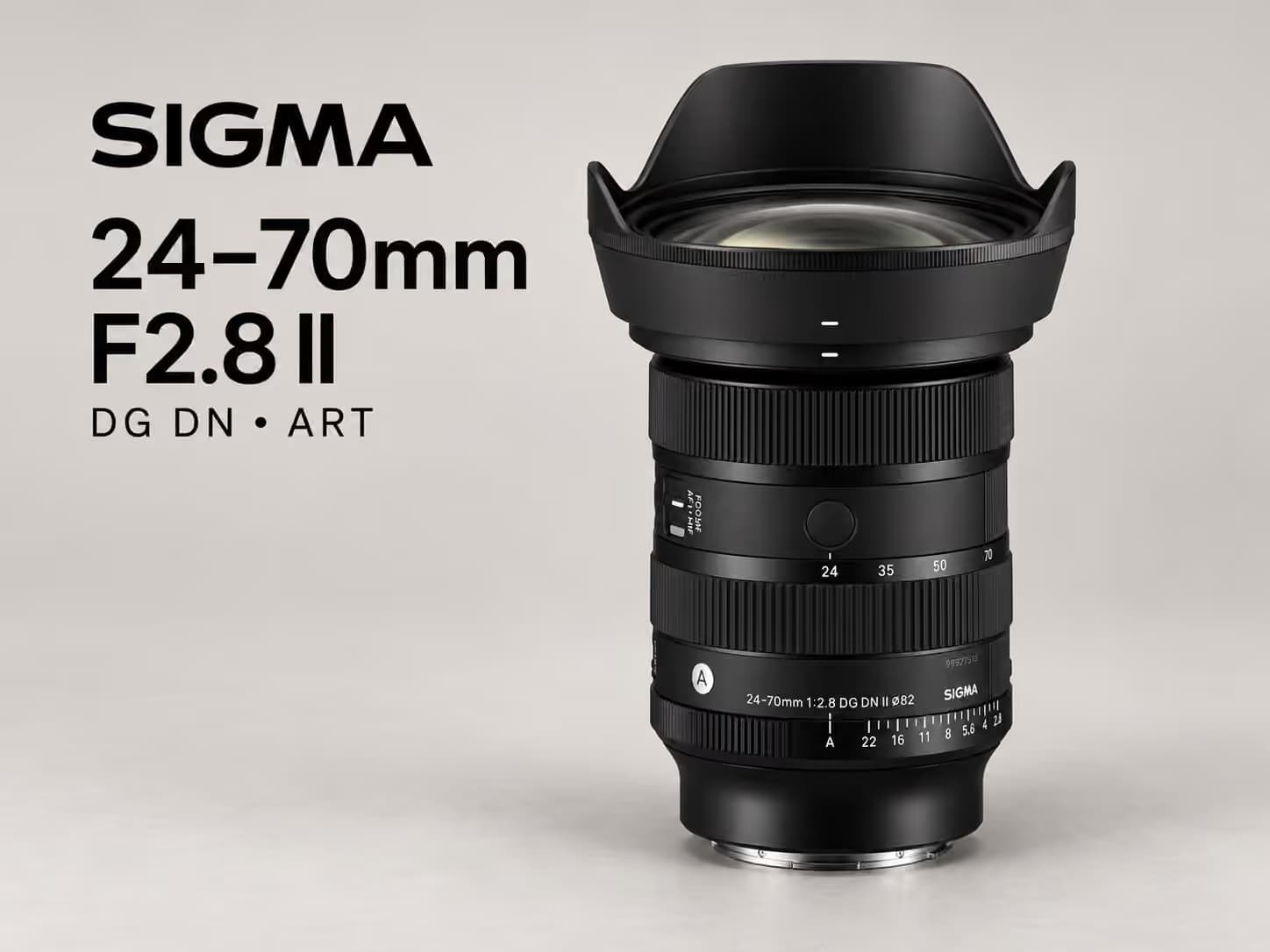 Sigma 24-70mm f/2.8 DG DN II Art Lens - Sony E Mount