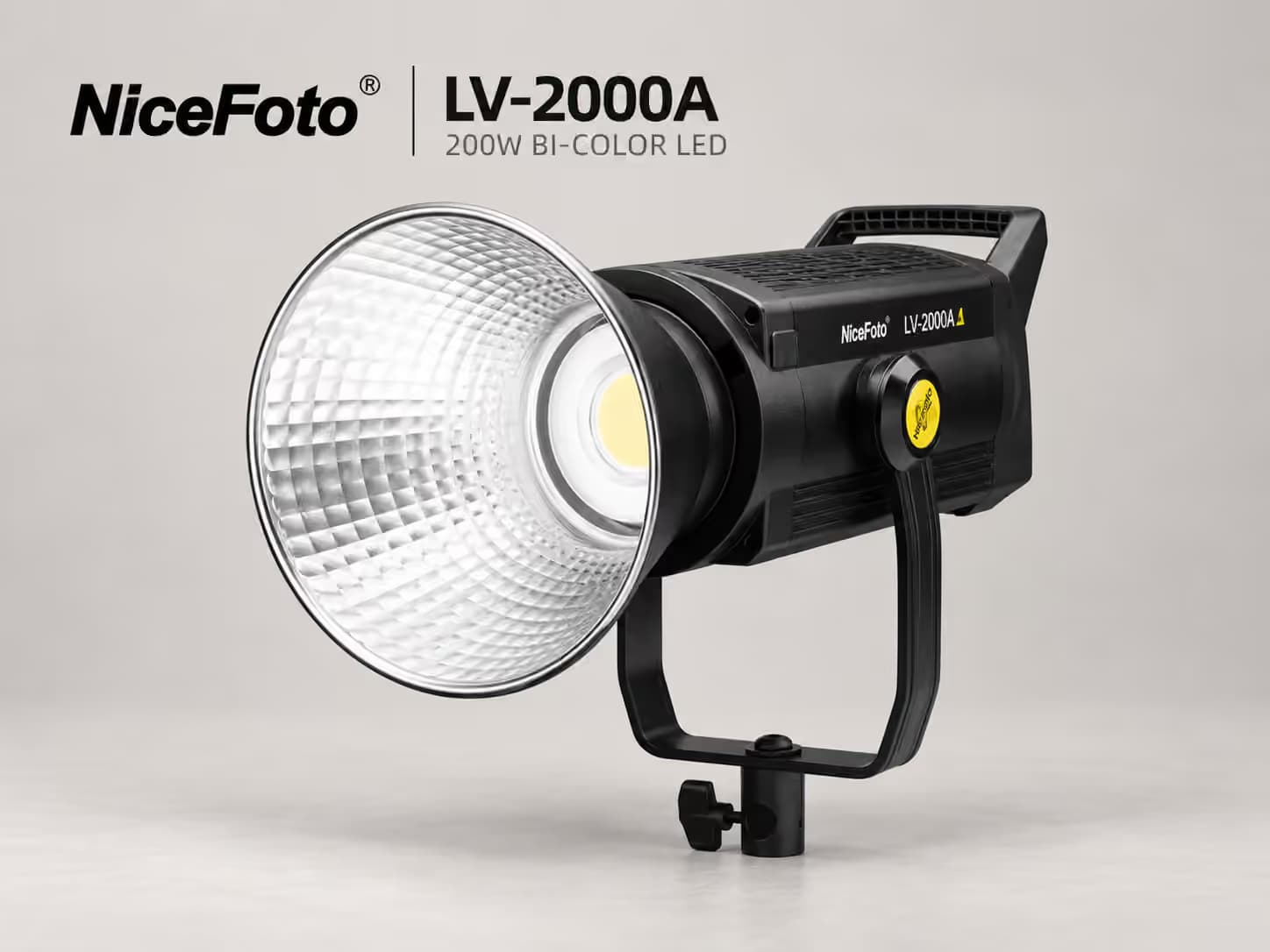 NiceFoto LED Video Light - LV-2000A (200W Bi-Color COB)