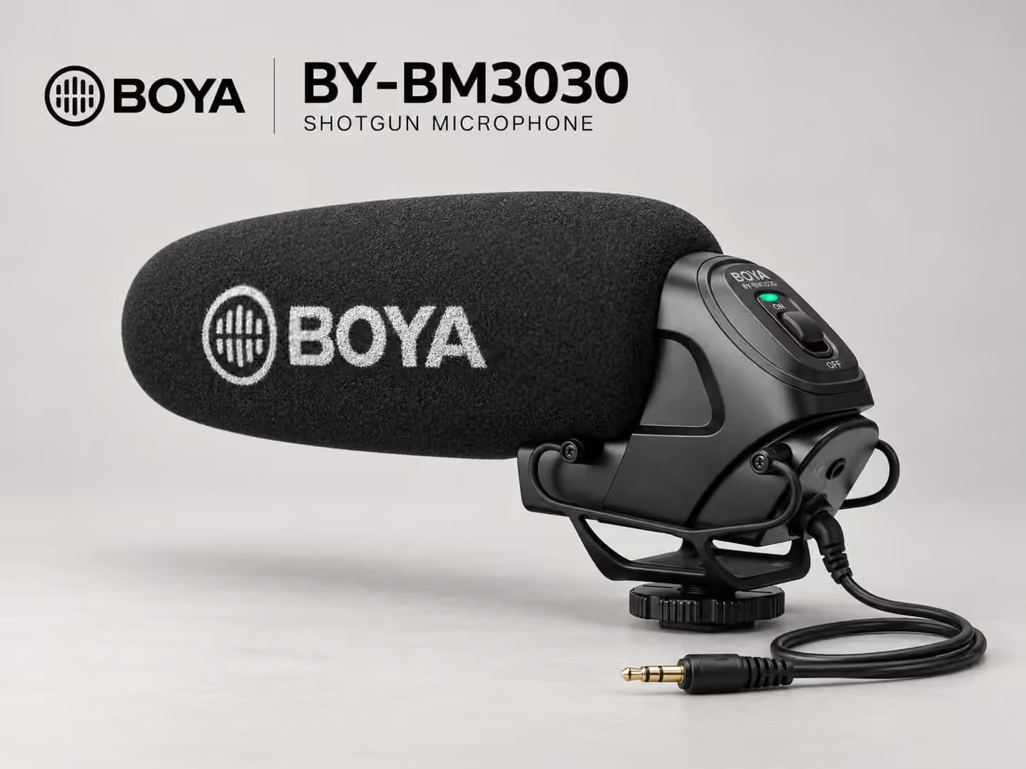 BOYA On-Camera Shotgun Microphone - BY-BM3030