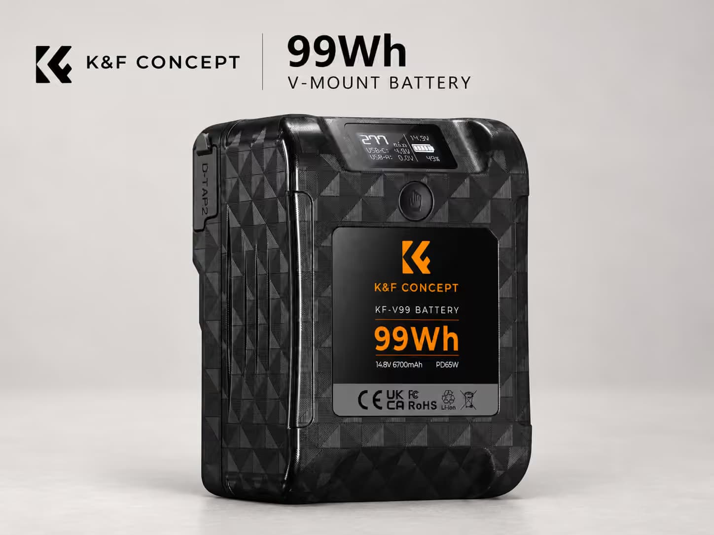 V-Mount 99Wh Battery - K&F Concept