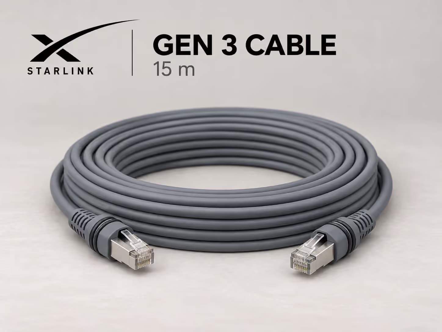 Starlink Gen 3 Ethernet Cable - 15M